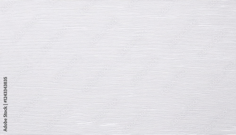 Poster subtle white wavy textile texture for minimalistic backgrounds, fabric pattern, clean design, and pr