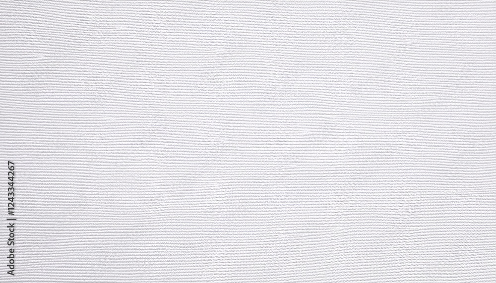 Poster subtle white wavy textile texture for minimalistic backgrounds, fabric pattern, clean design, and pr