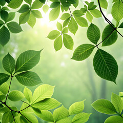 beautiful leaf background