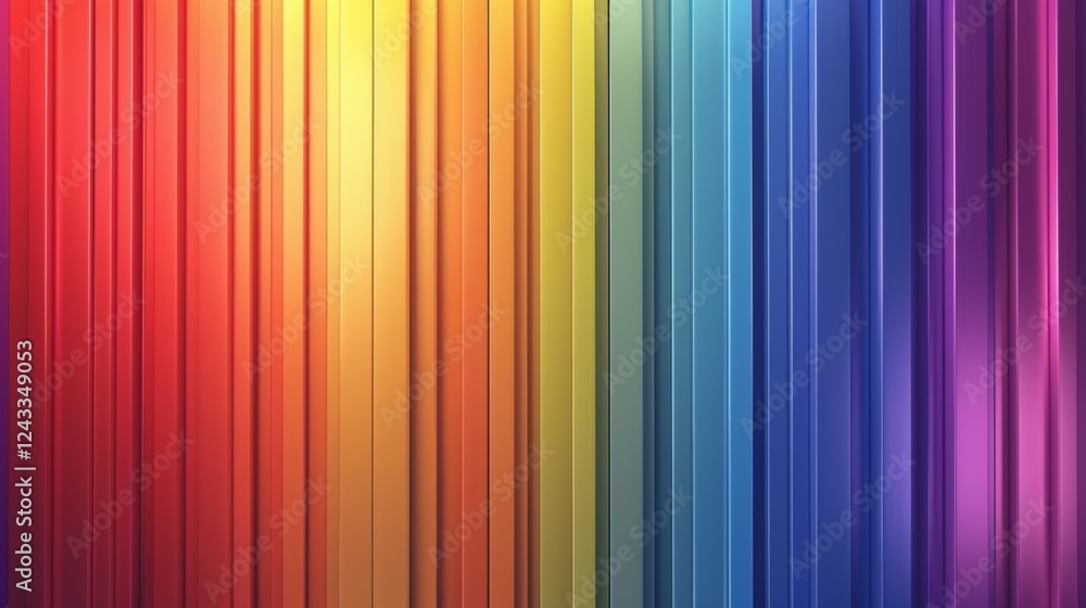 Poster vibrant gradient background showcasing an abstract iridescent design in striking colors