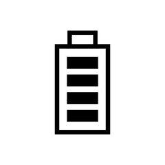 Battery icons on isolated background.