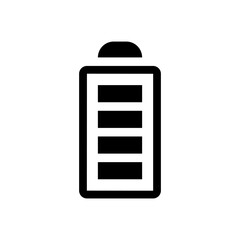 Battery icons on isolated background.