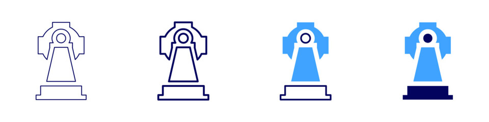 SEO funnel icon in 4 different styles. Thin Line, Line, Bold, and Bold Line. Duotone style. Editable stroke