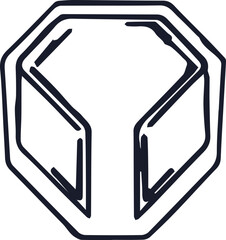 cyberpunk style icons and technology icon