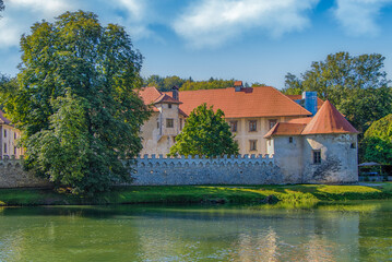 Obraz premium Historic Otocec castle. Slovenian national monument.