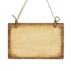 Blank rectangular shop sign, versatile design, transparent background, ideal for customizable branding and signage applications