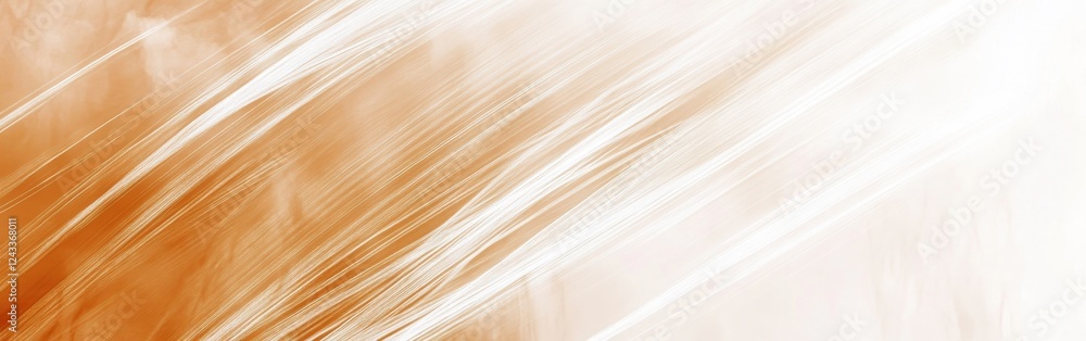 Poster soft muted amber gradient fills the space with gentle warmth in a serene artistic composition