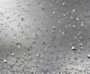 Textured silver glitter background with a metallic sheen , avant-garde style, textured glitters
