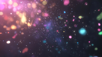 dreamy galaxy filled with colorful stars and nebulae, creating mesmerizing cosmic scene that evokes wonder and imagination