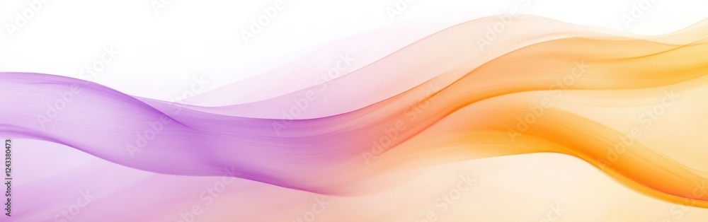 Fototapete abstract pastel amber pencil strokes create flowing arcs that convey movement and tranquility in a m