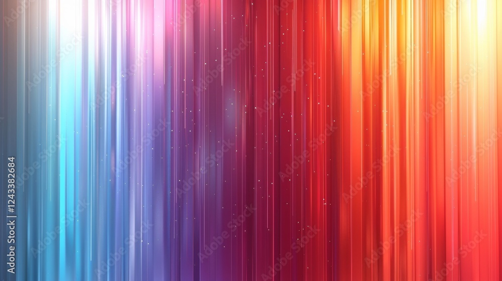 Poster gradient iridescent abstract background showcasing vibrant colors flowing seamlessly from blue to re