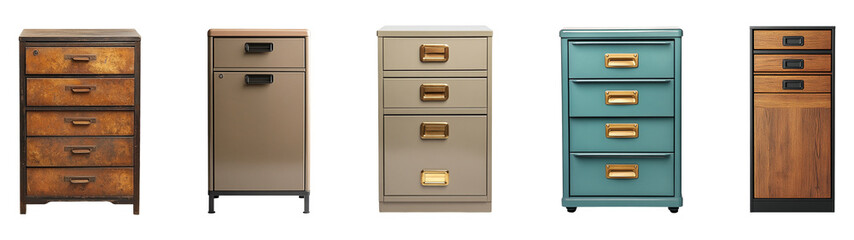 Vintage Filing Cabinets: A Collection of Retro Office Furniture