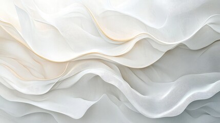 Obraz premium Minimalistic abstract design featuring pastel gradients and elegant, smooth lines flowing seamlessly across the canvas