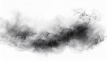 smoke fog overlay on white background