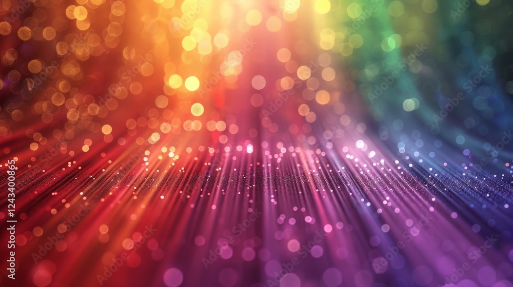 Poster dynamic iridescent gradient background showcasing abstract light patterns with vibrant colors and sp