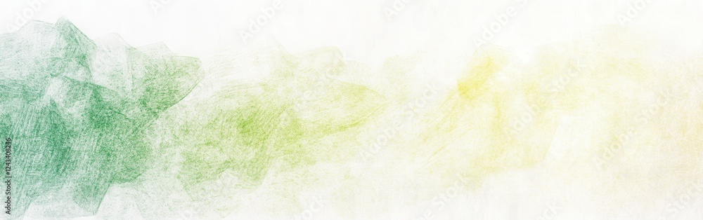 Aufkleber subtle gradient strokes transitioning from green to yellow on a clean canvas evoke tranquility and n