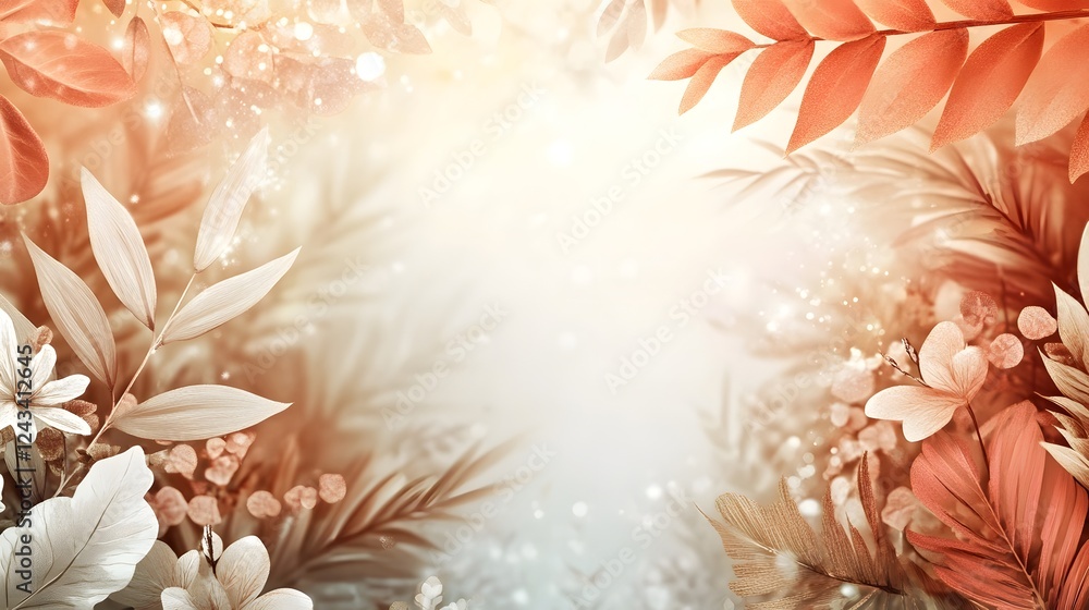 Poster elegant and refined showcase background featuring soft shimmering textures glowing gradients and a c