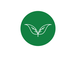 green biodegradable symbol design vector illustration on transparent background