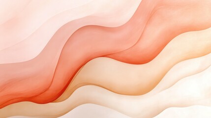 Elegant background with a smooth gradient from pastel coral to muted ochre evoking warmth and tranquility for creative projects