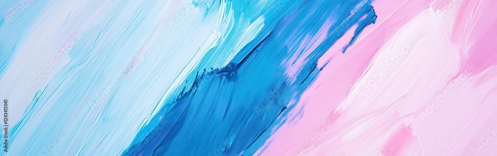 Poster elegant pastel blue and pink abstract pencil strokes create a modern aesthetic with open interpretat