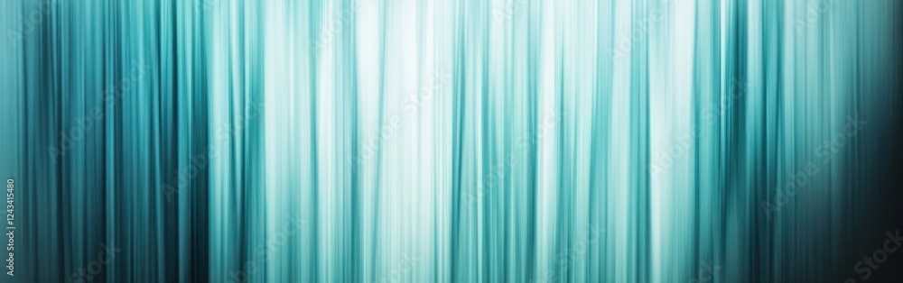 Aufkleber elegant pastel teal gradient featuring soft vertical strokes for a calming and airy ambiance in mode