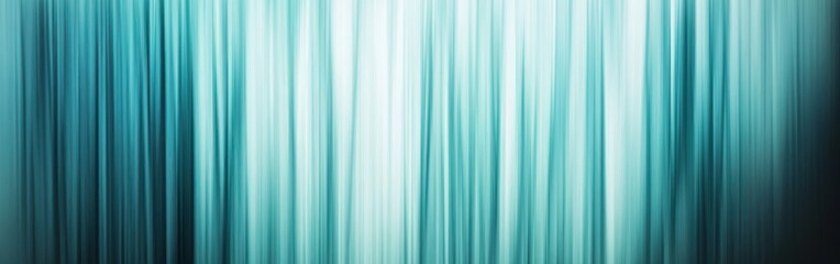 Obraz premium Elegant pastel teal gradient featuring soft vertical strokes for a calming and airy ambiance in modern design