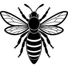 Buzzing Honeybee Collecting Nectar from Vibrant Spring Blossoms