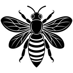 Buzzing Honeybee Collecting Nectar from Vibrant Spring Blossoms