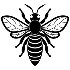 Buzzing Honeybee Collecting Nectar from Vibrant Spring Blossoms