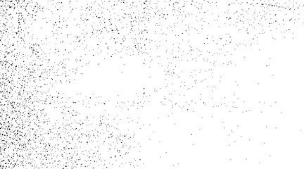 Black and white grunge distress overlay texture abstract surface dust and rough dirty wall.