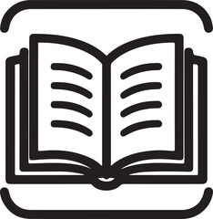 Isolated black open book icon Vector, black open book Silhouette,black open book icon set, black open book for logo,color black open book Vector illustration, Vector Graphic, EPS 10 , clip art work