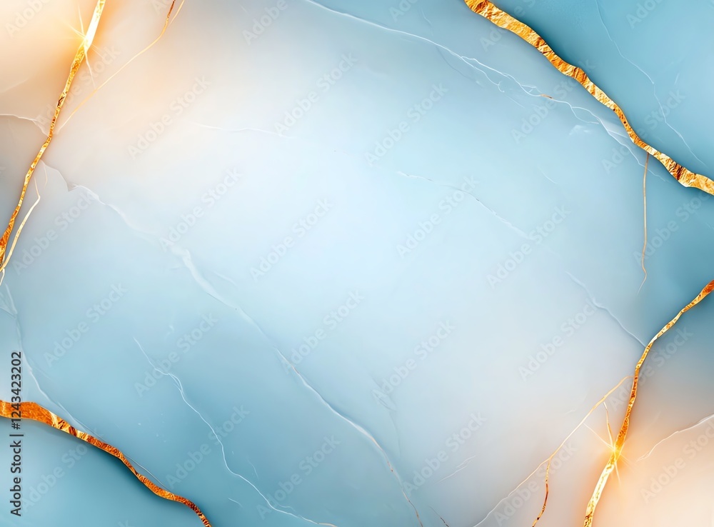 Poster a stunning abstract background featuring a blend of blue and gold textures, perfect for creating vib