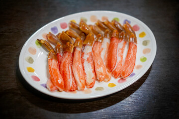 ズワイガニの刺身