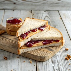 Peanut butter and jelly day poster, celebrated 2 april