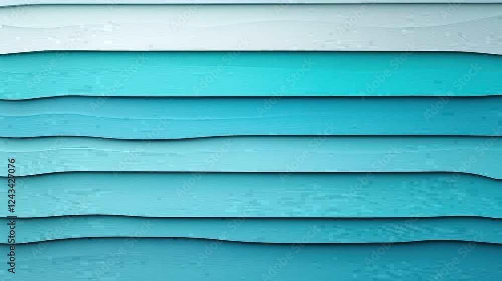Aufkleber gradient of minimal pencil strokes in shades of pale blue creating a serene visual landscape