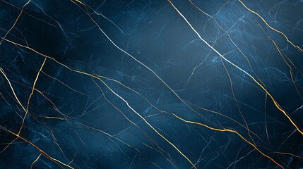 A stunning blue marble texture featuring intricate golden veins. Perfect for backgrounds, wallpapers, or any creative project needing a touch of elegance and sophistication.