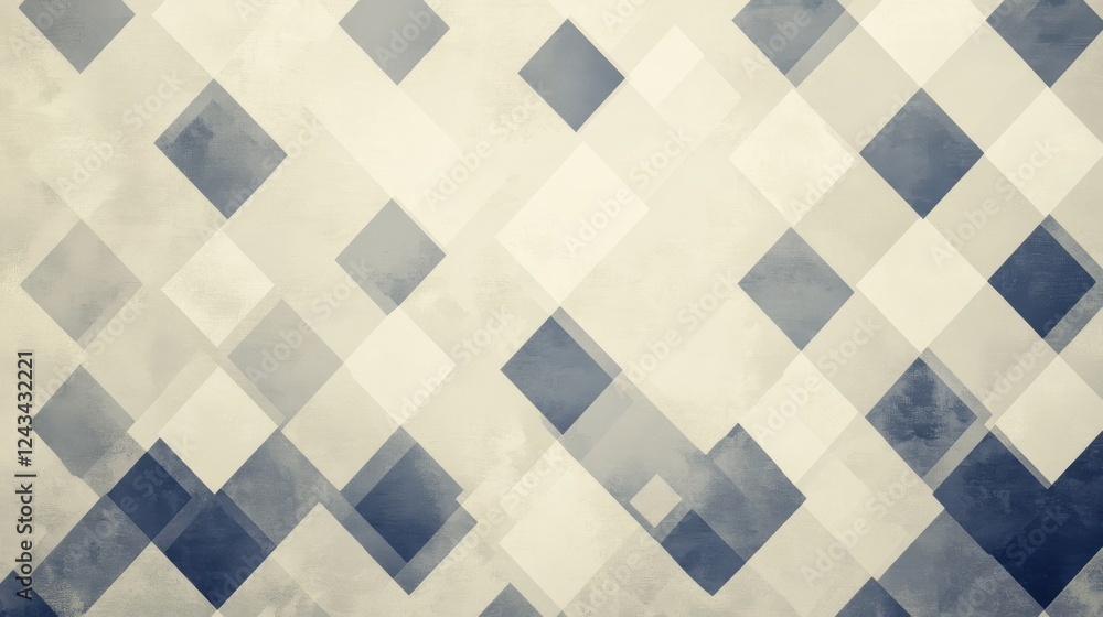 Aufkleber subtle navy patterned background with geometric shapes creating a modern and sophisticated design ae