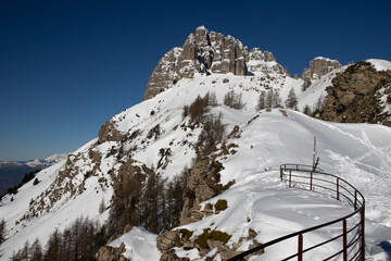 Stunning view of Aiguilles de Chabrière from Réallon belvedere