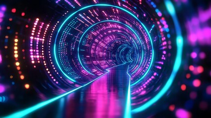 Obraz premium Exploring Tunnel Data for Innovative Concept Design