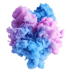 Fototapeta premium Artistic smoke in vivid blue