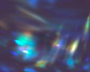 Vibrant Bokeh Light Leak Overlay – Abstract Blurred Glow Background