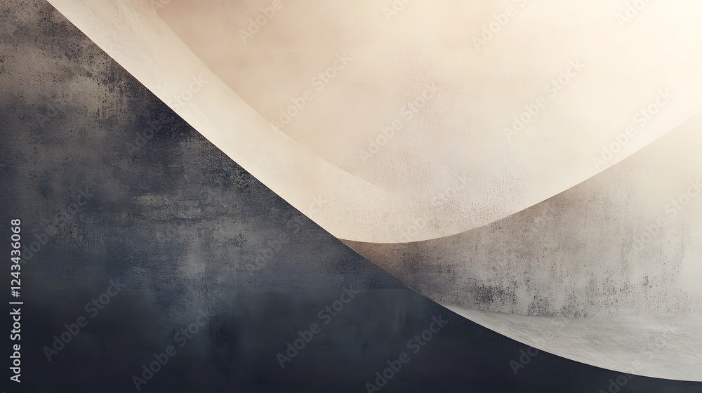 Poster soft grainy textured background featuring layered gradients smooth details and a refined minimal aes