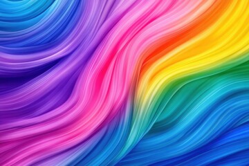 Fototapeta premium Vibrant Abstract Wave Patterns with Colorful Flowing Lines
