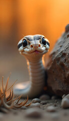 close up of a snake