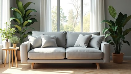Fototapeta premium living room interior