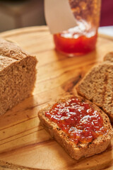 Jam Jar Ready for Your Custom Logo on the Label