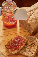 Jam Jar with Customizable Label for Your Brand