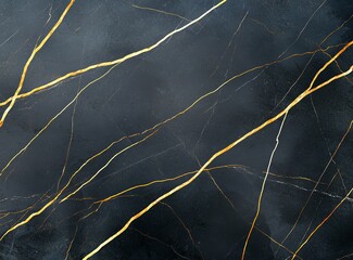 Black marble texture with striking golden veins, perfect for backgrounds, modern designs, and luxury themes in graphic and interior design.