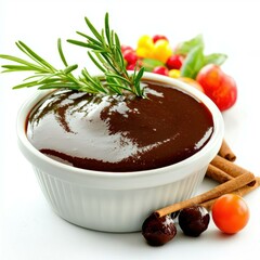 Delicious barbecue sauce with fresh ingredients.