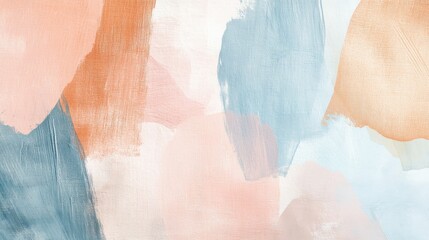Fototapeta premium Muted abstract composition with soft pencil strokes creating undefined shapes in gentle pastels